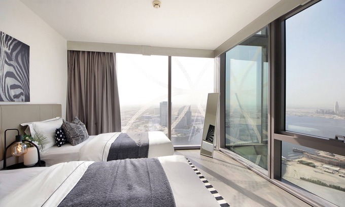 Jadaf Apartment | Turnkey - Luxury 3BR Apartment - D1 Tower, Al Jaddaf