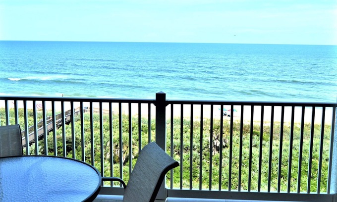 Palm Coast Condo | "Turtle Haven" Direct Ocean Front 5th floor Condo on Cinnamon Beach. Unit 553