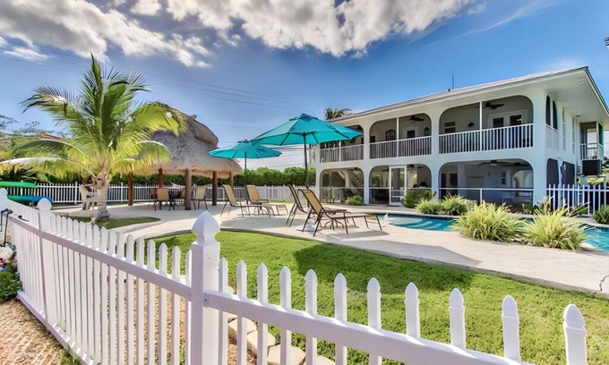 Marathon House | Turtle Time - Beautiful waterfront home with pool, dock and tropical landscaping