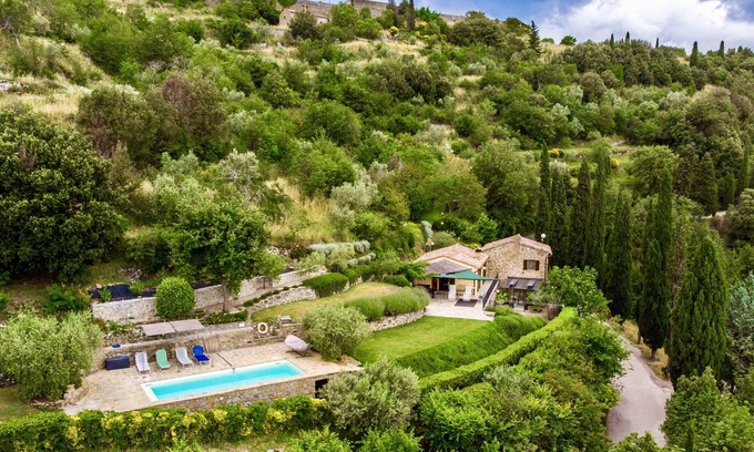 Cortona Villa | Tuscan Dream: Gorgeous Private Cortona House with Fantastic Views, Garden & Pool