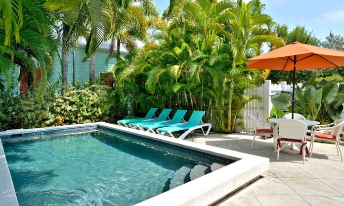 Uptown - Upper Duval House | Twice as Nice on Duval Street - Key West Cottages w Private Pool