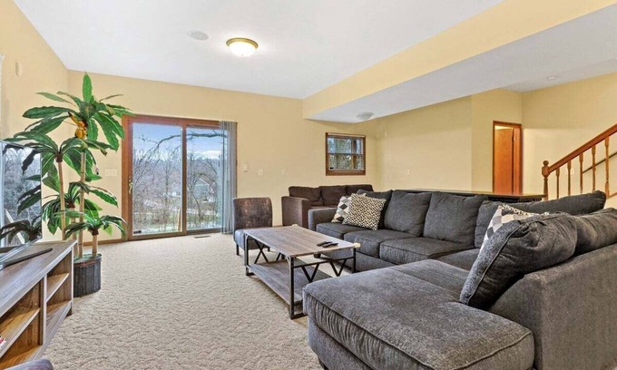 Twin Lakes House | Twin Lakes Dog Friendly Home |Wooded Backyard |Balcony |Short Drive to Alpine & Wilmot Ski Resorts