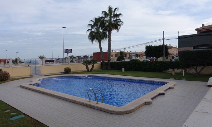 Gran Alacant Apartment | Two Bed, Two Bath, ground floor apartment, Aircon, WiFi, communal pool.