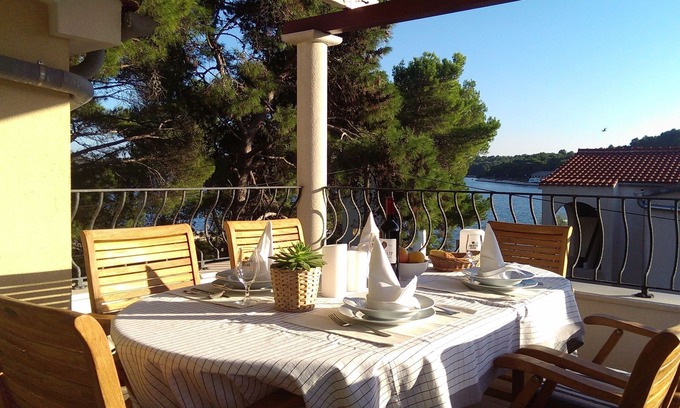 Verunic Apartment | Two bedroom apartment near beach Verunić, Dugi otok (A-8103-a)