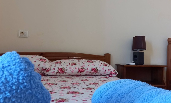 Ksamil Apartment | Two bedroom apartment with large living room suitable for family with GardenView