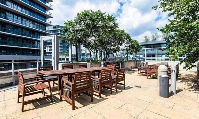 Bathurst Quay Condo | Two-bedroom furnished condo unit for one month's rent in Downtown Toronto.