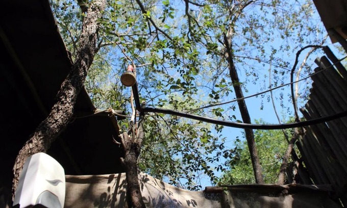 Thorny Bush Game Reserve Cabin | Two Bedroomed Bush-tent on the Klaserie River, with free lion - hyena sounds