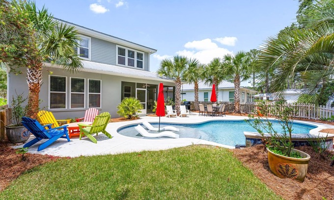 Sandestin House | Two Golf Carts ~ Private Pool ~ Screened Porch ~ Outdoor Seating