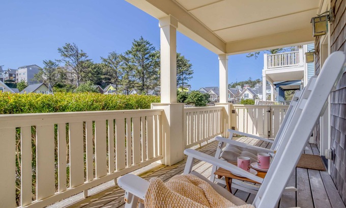 Nelscott House | Two King Suites, Hot Tub, Family Perks in this Park-side Olivia Beach Cottage!