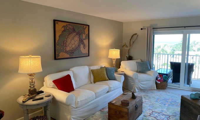 St. Augustine Beach Condo | Two pools - oceanfront! Luxury beachfront rental, stocked like your home