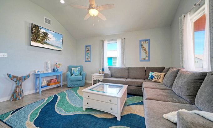 Port Aransas House | Two Port A Homes | Near Beach & Nature Preserve | Ideal Group Retreat