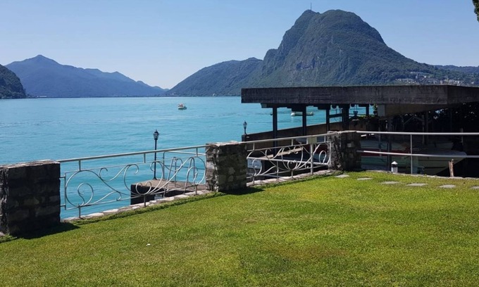 Castagnola Apartment | Two-room apartment with large terrace and wonderful lake Lugano view - TERRACE