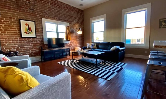 Salida Condo | Two spacious bedrooms with ample living space and a gourmet kitchen right in the heart of downtown Salida, this gorgeously furnished condo will not disappoint!