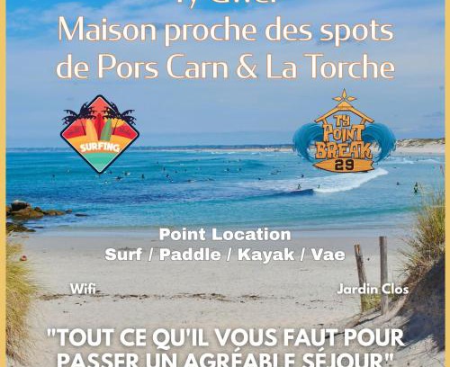 Penmarch House | Ty Gwer proche des plages de Pors Carn & La Torche - 8 personnes