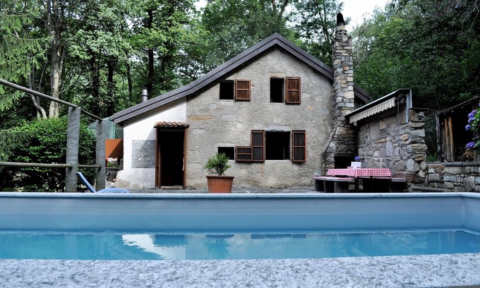 Tesserete Cottage | Typical, Romantic, Organic Tessiner Cottage with Pool for your Family & Dogs