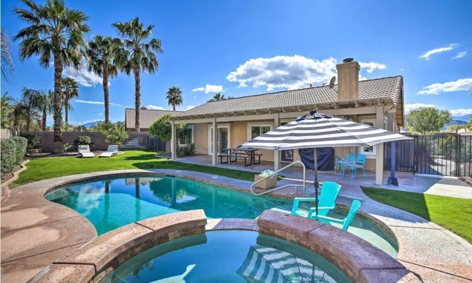 La Quinta House | Ultimate Family-Friendly Oasis w/Salt Pool & Misting System for Summer! #212048