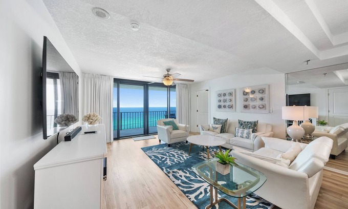 Biltmore Beach Condo | Unbeatable Views in this 3BR 3BA Condo at the Watercrest w/Beach Chairs!