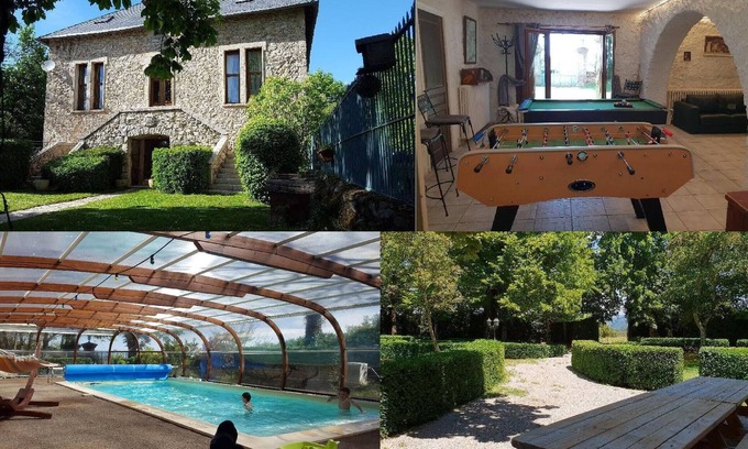 La Cresse House | Une Piscine Chauffée et Couverte Un SPA 6 Places