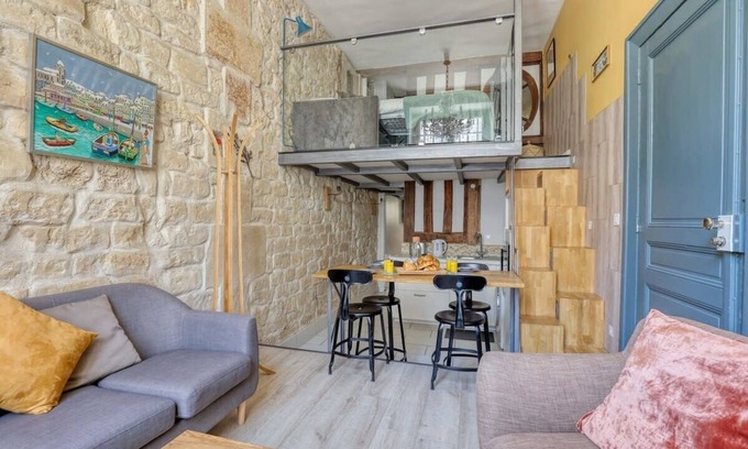 Odeon Apartment | Unique Parisian Loft at the Classy St Germain