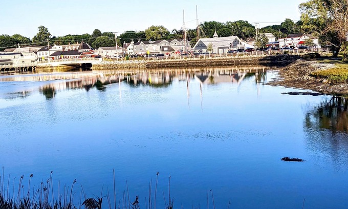 Kennebunk Condo | Unique Waterfront Condo at the Boatyard!