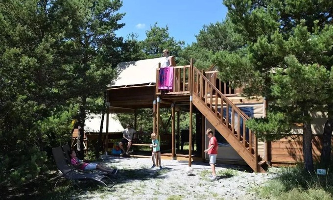 Rosans Cabin | Unterkunft in der Höhe "Le Nid" 34m2 - LV - 3 Schlafzimmer - Terrace - schattiert 6 Personen