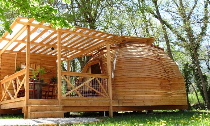 Recoubeau-Jansac Ski Chalet | UNUSUAL: The Wooden Geode - all comfort