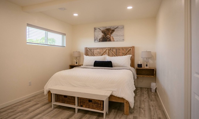 Eagle Point House | Unwind in this stylish, fully remodeled farmhouse with mountain views and a private hot tub