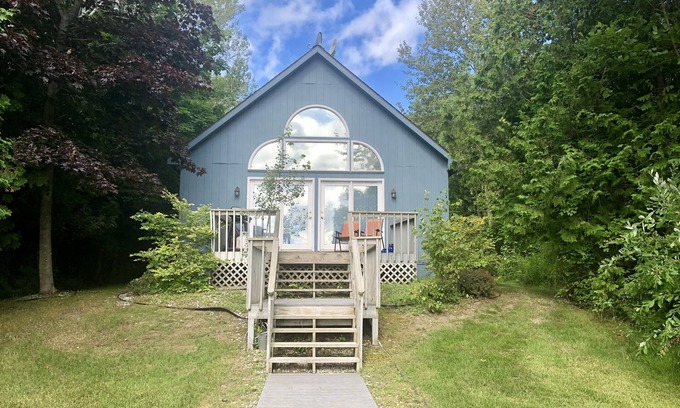 Suttons Bay House | "Up north" waterfront lodge on West Bay. Spacious deck with gas grill.