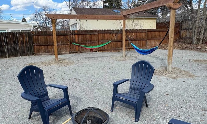 Virginia Village House | Updated 5-Bed Home w/Basement, Hammocks & Fire Pit Near I-25 and all things fun