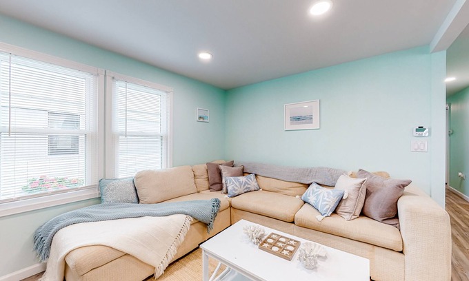 Montego Bay House | Updated dog-friendly home with gas grill, 2 pools, 2 tennis courts, fishing pier