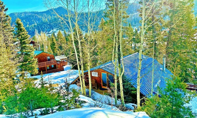 Taos Ski Valley Cabin | Updated Private Cabin with Mountain and Red River Views Mins to Town/Lifts Wi-Fi