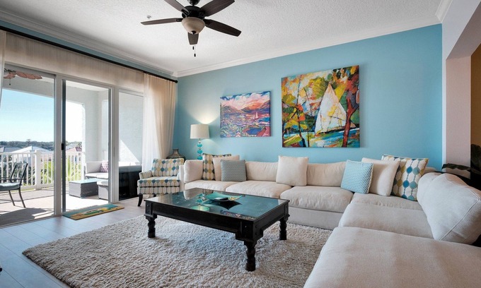 Palm Coast Condo | Updated waterfront condo just steps from the beach with beachfront pool and hot tub