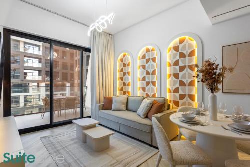 Al Rigga Apartment | Upscale 1 bedroom with Burj Khalifa View