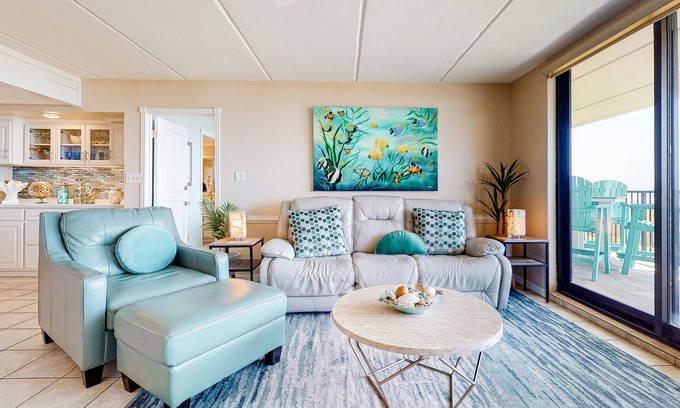 South Padre Island Condo | Upscale Gulf-View Condo #205 w/ Pools, Tennis & Fitness Center