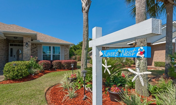 Miramar Beach House | Upscale Home, Pool, Hot Tub, EV Charger, Pets OK, 10% Off Golf Cart Rentals