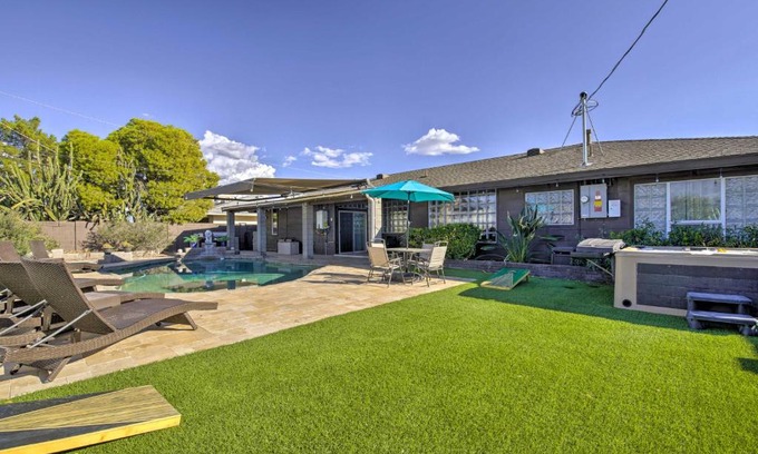 Village Grove House | Upscale Retreat and Outdoor Oasis, 2 Mi to Old Town!