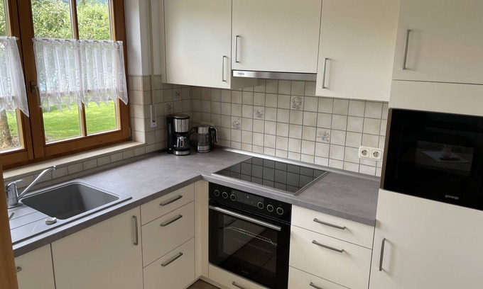 Gemarkung Laufen an der Eyach Apartment | Vacation apartment, 54 sqm, 2 bedrooms, terrace with garden, max. 5 persons