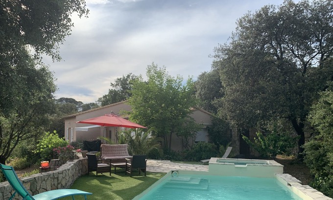 Saint-Privat-des-Vieux House | Vacation rental in a green setting with swimming pool