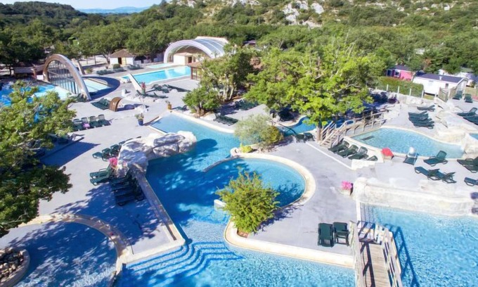 Saint Alban Auriolles House | Vacation home Camping Caravaning (AAR355) in St-Alban-Auriolles - 4 persons, 2 bedrooms