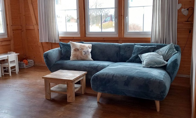 Grebenhain Apartment | Vacation home Kälberstall, 107 sqm, 3 bedrooms, 1 living/sleeping area, max. for 9 persons