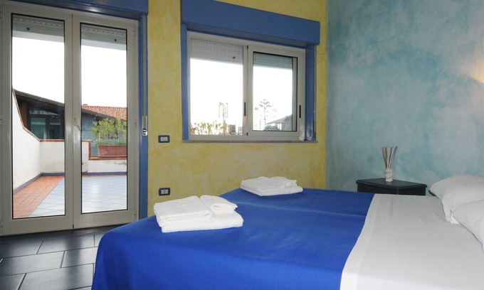 Province of Messina House | Vacation Home "Oasi Azzurra - Trilocale Plus 1" with Sea View, Shared Pool & Shared Terraces
