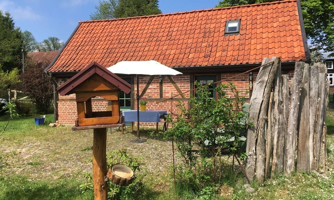 Vellahn House | Vacation home Tüschow A rustic half-timbered house between the Elbe and the Schaalsee