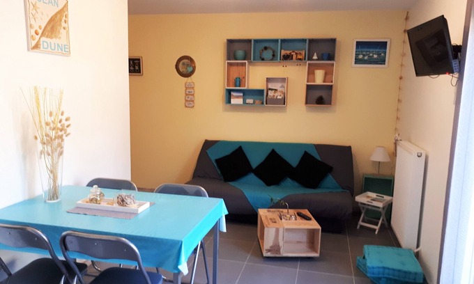 Gujan-Mestras Apartment | Vacation rental Bassin d'Arcachon 2/4 pers quiet location close to amenities and beach