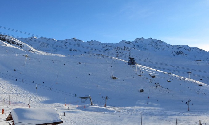 Val-Thorens Apartment | Val Thorens Studio facing south at the foot of the slopes for 4 people of around 27m²