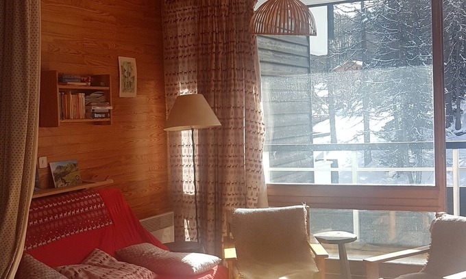 Les Claux Apartment | Vars, Studio 5 Personnes au Pied des Pistes