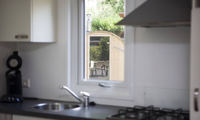Voorthuizen Ski Chalet | Veluwe lodge for four people with private sauna