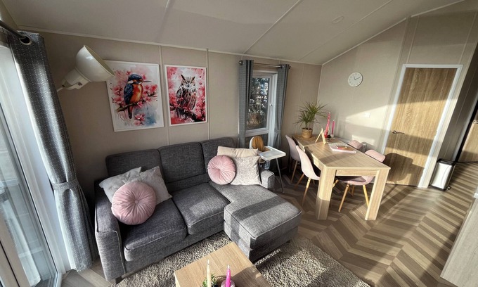 Voorthuizen Ski Chalet | Veluws boshuisje Villa Veenvink met privé wellness in Voorthuizen