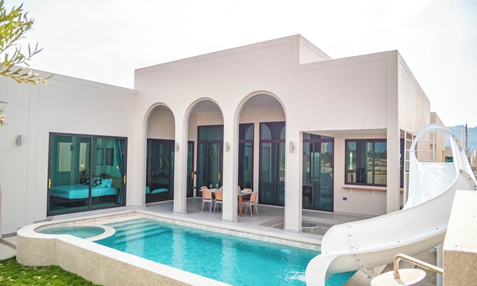 Cha-am Villa | Very new charming 3-bedroom villa with AC, WiFi in lovely Phetchaburi