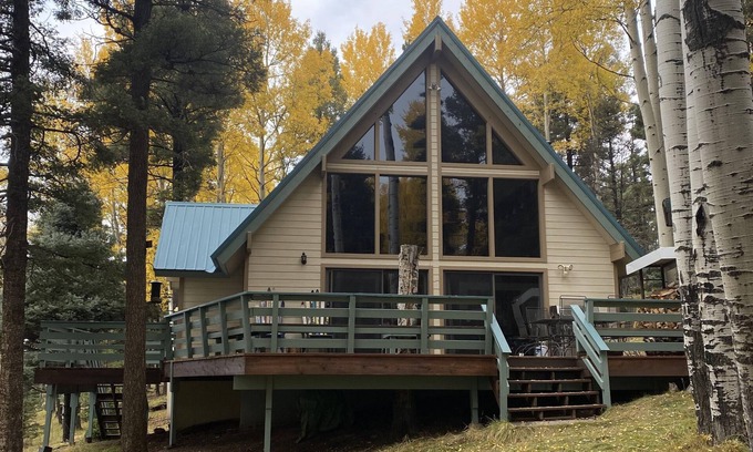 Angel Fire Cabin | Very Private and secluded from other cabins Cool down in the summer Mountains !