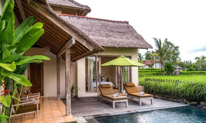 Ubud Villa | Vibrant 2BR Villa In Ubud! 2Min Drive To Traditional Art Market! W/Swimming Pool